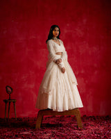 Off White BK Lehenga with Embroidered Dupatta