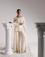 Off White Lotus Straight Sharara