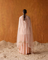Blush Pink SK-BK all-over Embroidered Straight Sharara with Dupatta
