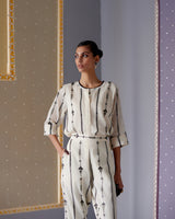 Black & White Criss Cross Co-ord Set