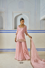 Vintage blush Straight Sharara