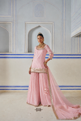 Vintage blush Straight Sharara