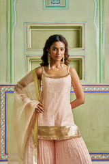 Vintage blush spaghetti Straight Sharara