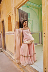 Vintage blush spaghetti Straight Sharara