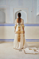 Ivory Straight Sharara