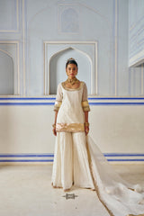 Ivory Straight Sharara