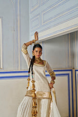 Ivory Straight Sharara