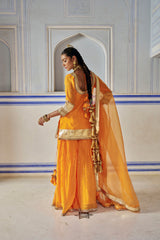 Saffron Straight Sharara