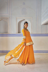 Saffron Straight Sharara