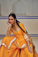 Saffron Straight Sharara