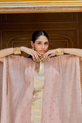Vintage blush line kaftan with pant