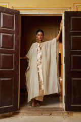 Ivory line kaftan with pant