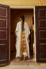 Ivory line kaftan with pant
