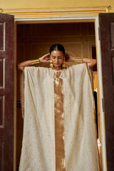 Ivory line kaftan with pant