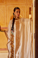 Ivory line kaftan with pant