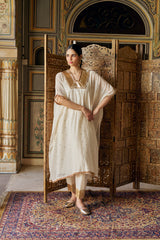 Ivory glass kaftan with pant