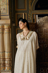 Ivory glass kaftan with pant