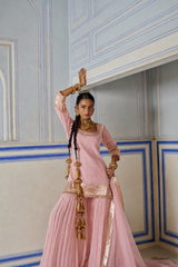 Vintage blush Straight Sharara