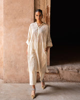 Sunflower embroidered kurta