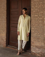 Lemon Line Full Embroidered Kurta with Pants