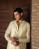 Lemon Line Full Embroidered Kurta with Pants