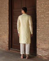 Lemon Line Full Embroidered Kurta with Pants