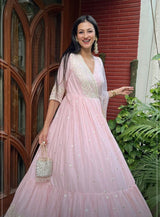 Blush Pink Diamond Angrakha