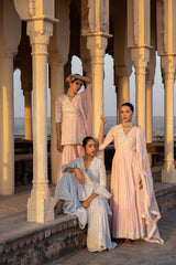 Blush Pink Temple Angrakha