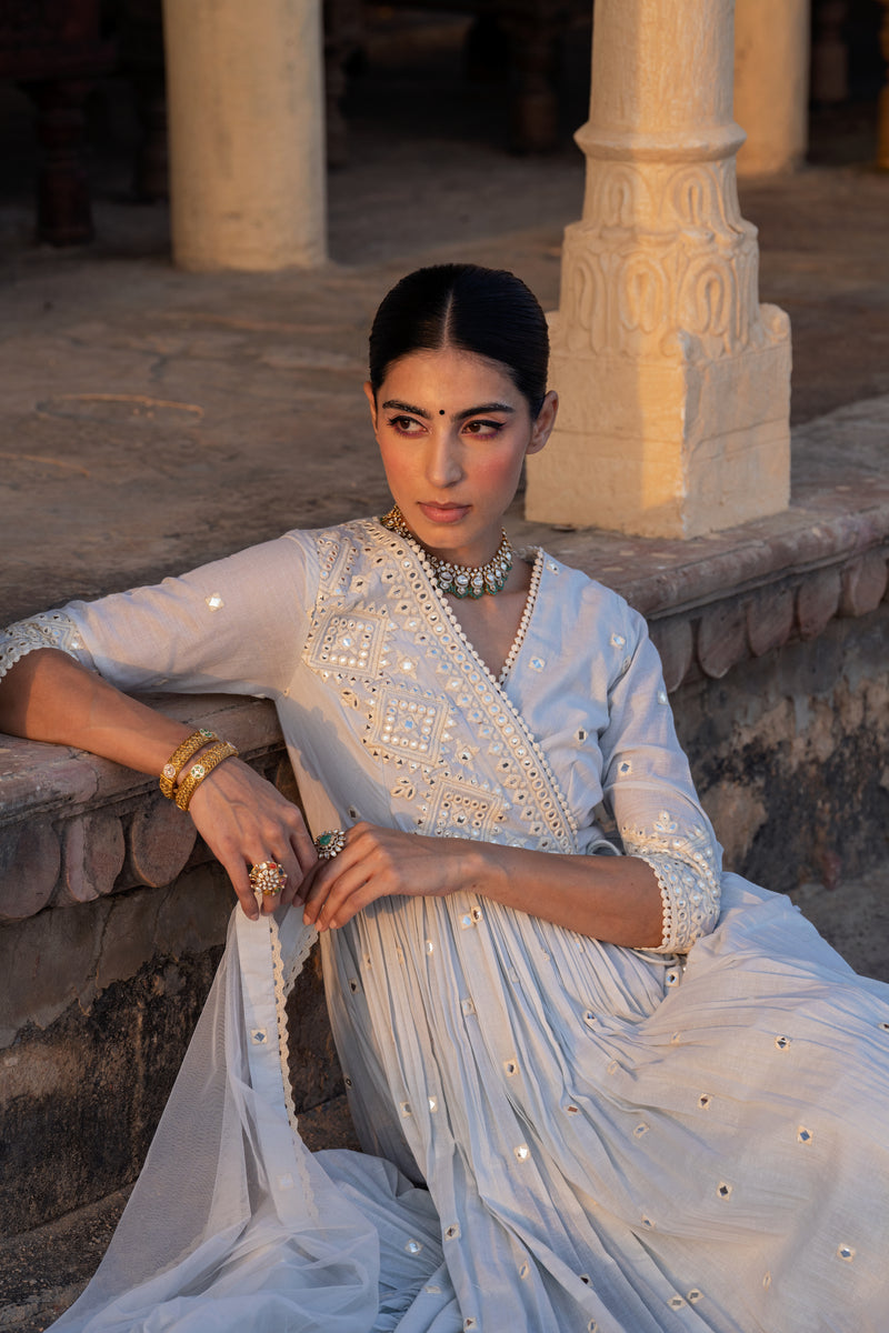 Ice Blue Diamond Angrakha